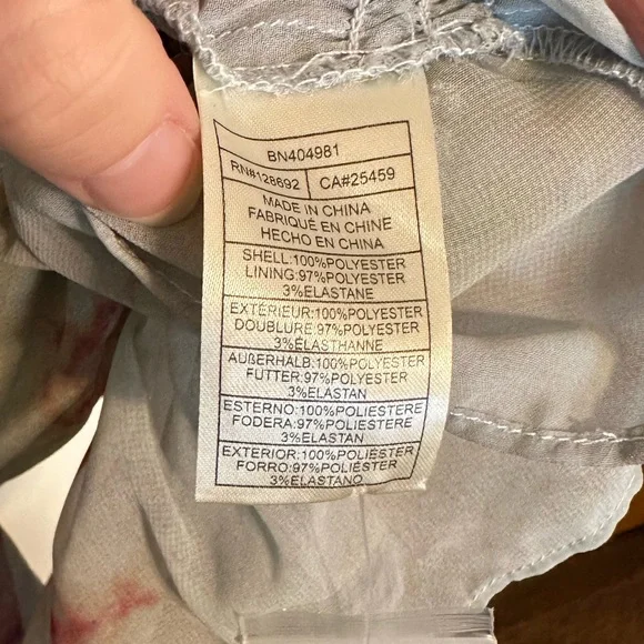 Steve Madden Pyper Ruched Satin Peplum Top XS - Picture 6 of 6